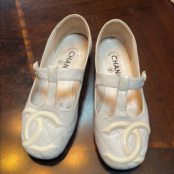 Chanel Vintage Mary Jane Cambon Sandals - Picture 1 of 9